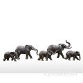 Casting Metal Life Formato Bronzo Giardino Elephant Sculpture